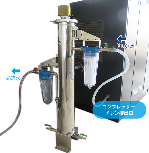 何故ドレンセパレータを設置する必要があるのですか。